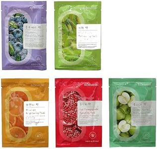 Pack de Mascarillas faciales con Fórmula Coreana, Hidratante, Brillo, Antiarrugas, Reparadora, Reafirmante, Antiedad, Refrescante, Kit de mascarilla facial para hombre y mujer. (Mix de 10)