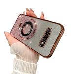 Doowear Galaxy S10 Case Magnetic [Support Magsafe Charger] Wireless Glitter Sparkly Plated Kickstand Holder Shockproof Camera Lens Protector Slim Thin Phone Cover Case for Samsung Galaxy S10-Pink