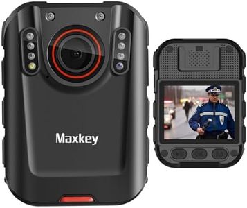 Maxkey M4 2K Body Camera, 64GB Police BodyCam with Audio Video Recording and Ultra Infrared Night Vision,Body Worn Camera for Law Enforcement Recorder and Personal Use