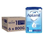 Aptamil 1 First Baby Milk Powder, From Birth, 800g (Pack of 6)