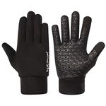 Optimum Aqua Waterproof Thermal Gloves - Touchscreen Sensitive - Warm Padded, Anti Slip Palm Grip & Lightweight Design - Versatile for Cold Weather for Cycling, Running, Hiking, Dog Walking & Trekking