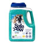 Safe Paw, Dog/Child/Plant Pet Safe Ice Melt with Traction Agent,100% Salt-Free/Chloride-Free, Non-Toxic, Fast Acting, Lasts 3X Longer