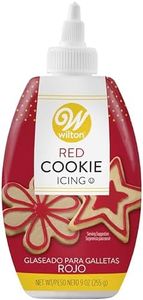 Wilton Cookie Icing - Quick, Easy-To-Use and Ready for Cake and Cookie Decorations, 9 Ounce, Red