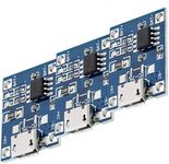 AZDelivery Compatible with TP4056 Micro USB 5V 1A 18650 Lithium 3.7 V Li-Ion Battery Charging Board Module Including E-Book! (Pack of 3)