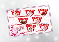 PartyStuff Valentine Theme Tambola Housie Tickets - Valentine kukuba 11 - Designer Kukuba (24 Cards)