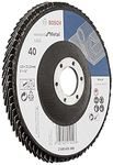 Bosch Professional Flap Disc 5" / 125mm, X433, Grit 40, 11pcs