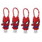 Cute Character Hand Sanitizer Holder, Sanitizer Case, Kids Sanitizer Holder Leak Proof Refillable Travel Containers, Liquid Soap, Lotion Hand Sanitizer Holder 4 pcs