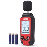 Decibel Meter, LONVOX Sound Level Meter with 2.45" Backlit LCD, SPL meter with 30 – 130 dBA Measuring Range, dB Meter with MAX/MIN Noise Measurement, Sound Meter for Classroom, Noisy Neighbor, Factory