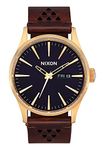 Nixon Mens Analogue Quartz Watch with Leather Strap A105-5033-00