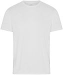 JustWears Mens Tee | Soft Lightweight T-Shirt with Cooling Micromodal Air Breathable Fabric, Organic Cotton & Mulberry Silk | Everyday Sustainable Tshirts for Men | Casual Tshirt Gift White