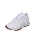 PUMA | Court Pro 2 Youth Basketball Shoes | White-Gum | 3UK