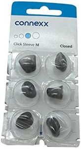 Signia/Connexx Sleeve Click CIC ITC & RIC Hearing Aid Domes Pack Of 6 (Closed Medium)