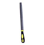 Jon Bhandari Tools Wood Rasp File Bastard with PVC Handle- 8 inch