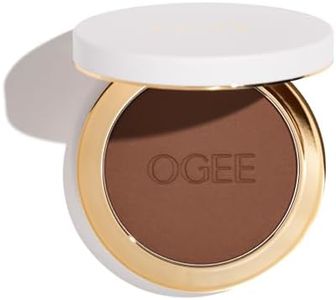 Ogee Sculpted Skin-Perfecting Makeup Setting Powder - Umber - FULL SET (Case & Refill) - Lightweight Powder Foundation Made with 70% Organic Ingredients