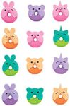 Raymond Geddes Donut Pencil Top Erasers (Pack of 48)