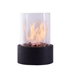 Danya B. Indoor/Outdoor Portable Tabletop Fire Pit Clean-Burning Bio Ethanol Ventless Fireplace - Small