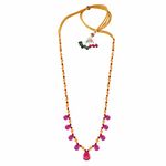 P.C. Chandra Jewellers 22KT Yellow Gold Tushi Necklace for Women - 1.1 Grams