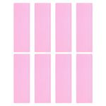 PATIKIL Guided Reading Strips, 8pcs Tracking Highlight Colored Overlay Bookmark Reduce Visual Stress Teacher Teaching Supplies for Classroom, Pink