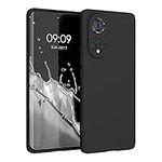 kwmobile Case Compatible with HONOR 50 Case - Soft Slim Protective TPU Silicone Cover - Black