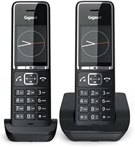 Gigaset Téléphone sans Fil Comfort 550 Duo Black, noir