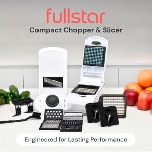 12-in-1 Vegetable Chopper – White Multi-Function Food Dicer