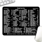 SYNERLOGIC Final Cut Pro Keyboard Shortcut Reference Guide Mousepad - Black - Premium Laminated Non-Slip Rubber