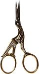 Bohin Embroidery Stork Scissors Gilded 9cm