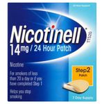 Nicotinell Nicotine Patch, Quit Smoking Aid Step 2, 24 Hour Patch, 14 mg, Pack of 7