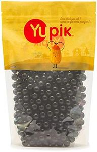 Yupik Black Licorice Jawbreakers, 1 kg , 6 Count, Gluten-Free, Kosher, Black Gum Balls, Licorice Flavor, Fun Treat, Sweet Candy, Delicious Snack, Ideal for Gifting & Decorating