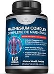 Premium Magnesium Citrate Capsules – Powerful 500mg Magnesium Oxide & Citrate Supplement – Helps Support Healthy Bones, Muscles, Teeth, Energy & Relaxation – 120 Vegetable Capsules