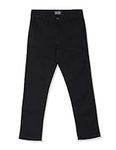 The Children's Place Boys' Single Stretch Skinny Chino Pants, Black Single, 12