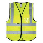 Salzmann 3M Safety Vest - Reflective High Visibility Vest with Multiple Pockets - Made with 3M Reflective Material