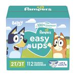 Pampers Potty Training Underwear for Toddlers, Easy Ups Diapers, Training Pants for Boys and Girls, Size 4 (2T-3T), 112 Count, Giant Pack