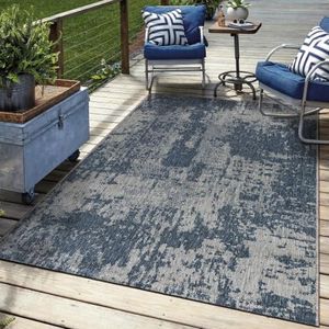 Keen Home Design Waterproof Outdoor Area Rug, Patio Deck Porch, 12x15