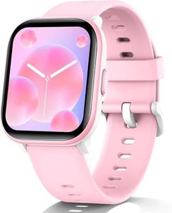 ZONEY Kids Watch for Girls Boys with IP68 Waterproof, Girls Watch with 19 Sports Modes, Sleep Tracking, Pedometer, Stopwatch, Kids Activity Tracker, Birthday Gifts for Age 6-15 Years Old (W99, Pink)