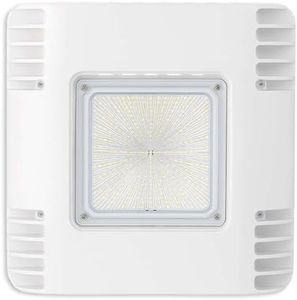 150W LED Canopy Ceiling Light - Ultra Efficient Recessed Surface Mount Gas Station Light - High Bay Carport or Parking Garage Lamp 19500lm 5700k UL DLC Approved (150w 5700K-100-277V)