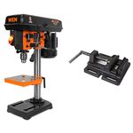 WEN 4206T 2.3-Amp 8-Inch 5-Speed Cast Iron Benchtop Drill Press + WEN DPA423 3 in. Drill Press Vise