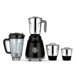 Bajaj Rex Ninja Series 4 Jar 500W Mixer Grinder | DuraCut Blades | 2-In-1 Function Blade In Dry Jar | 2-Yr Warranty By Bajaj | Black/Grey