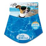 ALL FOR PAWS Chill Out Dog Ice Bandana, Instant Cooling Pet Bandana, Breathable Scarf Dog Cat Ice Collar for Summer XL