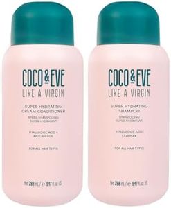 Coco & Eve Like a Virgin Shampoo & Conditioner Bundle Set - Natural, Sulfate free Hair Care with Argan Oil, Coconut and Avocado Oil | For Dry Damaged, Color Treated Hair | Anti Frizz (8.4 fl oz each)