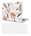 Laptop Case Compatible with MacBook Air 13.6 Inch Cover Model A2681 M2 Chip 2022, Lightweight Plastic Hard Case and Keyboard Cover for Mac 13.6" with Liquid Retina Display, Pink