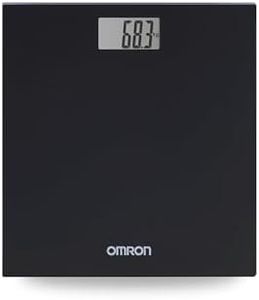 Omron HN 289 (Black) Automatic Personal Digital Weight Machine With Large LCD Display and 4 Sensor Technology For Accurate Weight Measurement