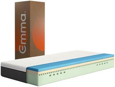 Emma Original Matelas en Mousse 90x190 cm, Hauteur 25 cm, (H2), Matelas à 5 Zones