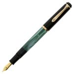 Pelikan Elegance M200 Green Marble Fountain Pen Nib M 1.9 x 14.3 x 1.9 cm