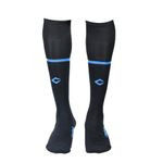 CAPTAIN GOAL SUPER Knee High Men & Women Football socks Soccer Socks Sports Socks (PACK OF 2) (BLACK)