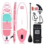 TIGERXBANG Inflatable Stand Up Paddle Boards with Premium SUP Board Accessories, Allround Paddle Boards for Adults/Kids,Defender Collection Pink