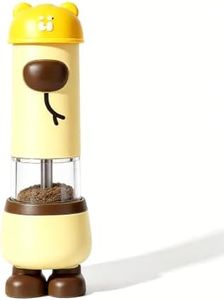 ChayWillow Electric Spice Grinder Rechargeable Pepper Mill, Yellow