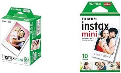 Fujifilm - Twin Films pour instax mini - 86 x 54 mm - 10 feuilles x 2 paquets + 10 feuilles x 1 paquet