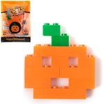 Strictly Briks Compatible with Lego Toy Building Block, Halloween Pumpkin Bricks, 15 Trick or Treat Goody Bags, 11 Pieces per Pack, 100% Compatible with All Major Brands, for Kids Ages 4+