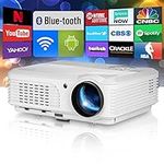 Android Projector TV, 1080P Bluetoo